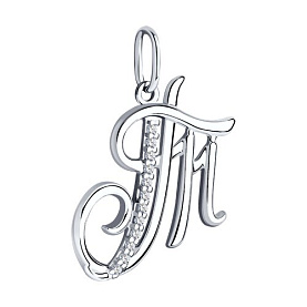 Подвеска Diamant - Серебро 925, Фианит (арт. 94-130-01380-1)