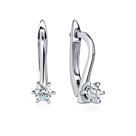 Серьги Platinum Lab. - Платина 950 (арт. ПС-231-01)