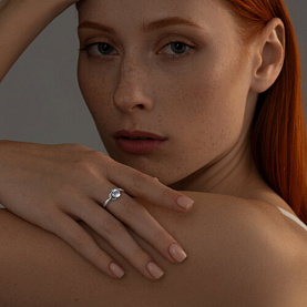 Кольцо SOKOLOV - Серебро 925, Топаз (арт. 92011755)