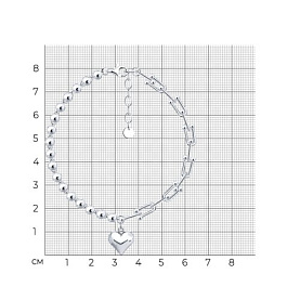 Браслет SOKOLOV - Серебро 925 (арт. 94051297-91)