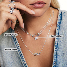 Колье SOKOLOV - Серебро 925, Фианит (арт. 94070660)