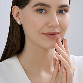 Серьги SOKOLOV - Серебро 925, Фианит (арт. 94027196)