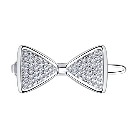 Заколка SOKOLOV - Серебро 925, Фианит (арт. 94250060)