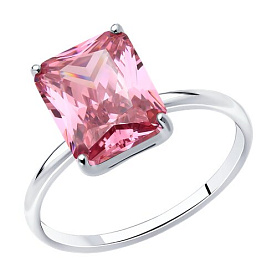 Кольцо SOKOLOV - Серебро 925, Фианит (арт. 94014200)