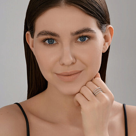 Кольцо SOKOLOV - Серебро 925, Фианит (арт. 94014410)