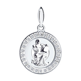 Подвеска SOKOLOV - Серебро 925, Фианит (арт. 94031393)