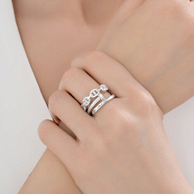 Кольцо SOKOLOV - Серебро 925, Фианит (арт. 94014707)