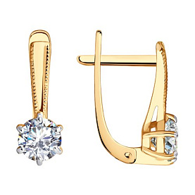 Серьги SOKOLOV - Золото 375, Фианит (арт. 029488-4)