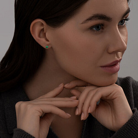 Серьги SOKOLOV - Серебро 925, Фианит (арт. 94023120)