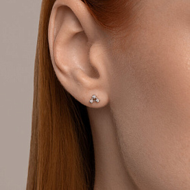 Серьги SOKOLOV - Серебро 925, Фианит (арт. 94026496)