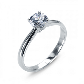 Кольцо Platinum Lab. - Платина 950, Бриллиант (арт. ПК-090-05)