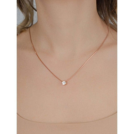 Подвеска Атолл - Золото 585, Фианит (арт. 50032)