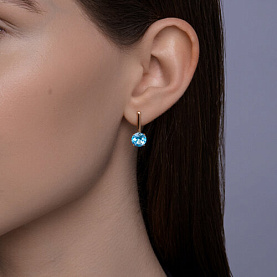 Серьги SOKOLOV - Золото 585, Топаз (арт. 728851)