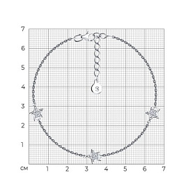 Браслет SOKOLOV - Серебро 925, Фианит (арт. 94050996)