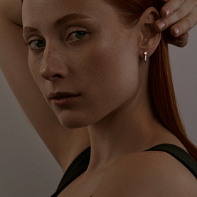 Серьги SOKOLOV - Серебро 925, Фианит (арт. 93020535)