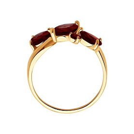 Кольцо SOKOLOV - Серебро 925, Гранат (арт. 92011659)