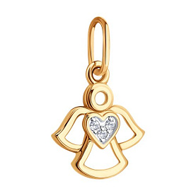 Подвеска Diamant - Золото 585, Фианит (арт. 51-130-00492-1)