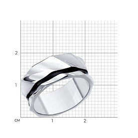 Кольцо Diamant - Серебро 925, Эмаль (арт. 94-110-02640-1)