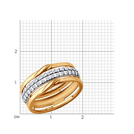 Кольцо SOKOLOV - Серебро 925, Фианит (арт. 93011186)