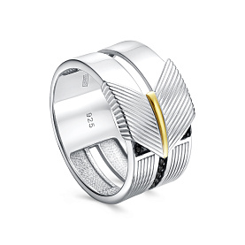 Кольцо Кабаровских - Серебро 925, Фианит (арт. 11-818-41081)