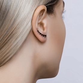 Серьги SOKOLOV - Серебро 925, Гранат (арт. 92021349)