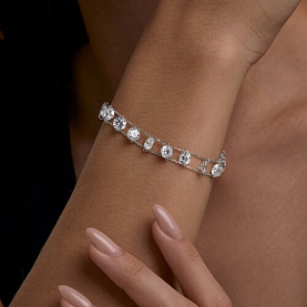 Браслет Diamant - Серебро 925, Фианит (арт. 94-150-00256-1)