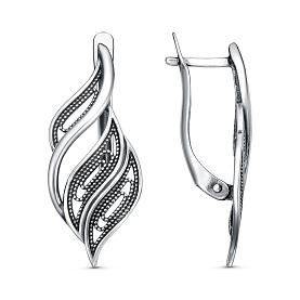 Серьги Красная пресня - Серебро 925 (арт. 33017110)