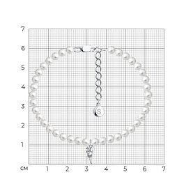 Браслет SOKOLOV - Серебро 925, Жемчуг имитация (арт. 94050981)