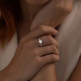 Кольцо SOKOLOV - Серебро 925, Фианит (арт. 94013737)