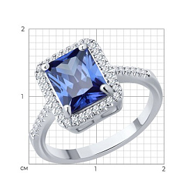 Кольцо SOKOLOV - Серебро 925, Фианит (арт. 94014486-91)