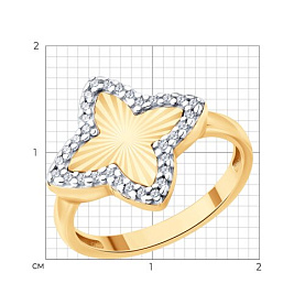 Кольцо SOKOLOV - Серебро 925, Фианит (арт. 93011206)