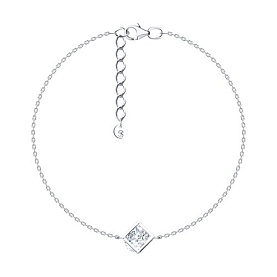 Браслет SOKOLOV - Серебро 925, Фианит (арт. 94051524)