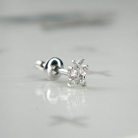 Серьги Галатея - Серебро 925, Фианит (арт. 3010.9)