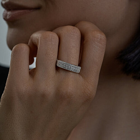 Кольцо SOKOLOV - Серебро 925, Фианит (арт. 94013820)