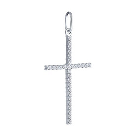 Подвеска SOKOLOV - Золото 585, Фианит (арт. 036341-3)