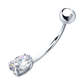 Пирсинг SOKOLOV - Серебро 925, Фианит (арт. 94060061)
