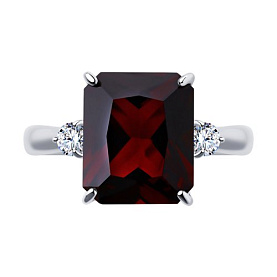 Кольцо SOKOLOV - Серебро 925, Синтетический ситалл , Фианит (арт. 92011270)