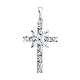Подвеска Diamant - Серебро 925, Фианит (арт. 94-130-02085-1)
