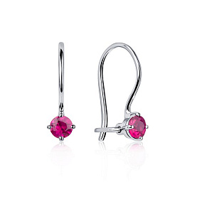 Серьги Platinum Lab. - Платина 950 (арт. ПС-028Р-01)