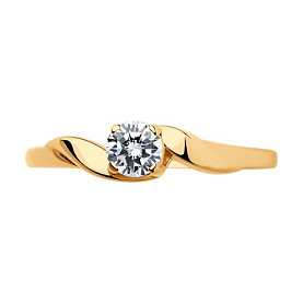 Кольцо SOKOLOV - Серебро 925, Фианит (арт. 93010021)