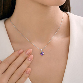 Подвеска Diamant - Серебро 925, Анальцимолит (арт. 94-130-02383-3)