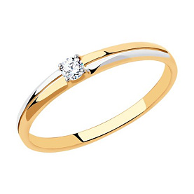 Кольцо Diamant - Золото 585, Фианит (арт. 51-110-00852-1)