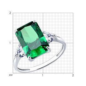Кольцо SOKOLOV - Серебро 925, Фианит (арт. 94014700)