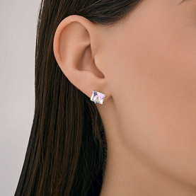 Серьги Diamant - Серебро 925, Кристалл (арт. 94-122-02383-1)