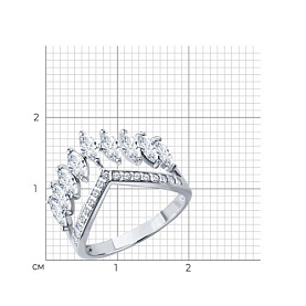 Кольцо Diamant - Серебро 925, Фианит (арт. 94-110-00141-1)