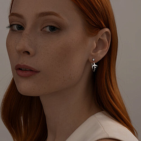 Серьги SOKOLOV - Серебро 925, Фианит (арт. 94024223)