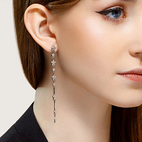 Серьги SOKOLOV - Серебро 925, Фианит (арт. 94025292)