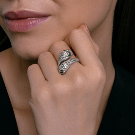 Кольцо SOKOLOV - Серебро 925, Фианит (арт. 94014259)