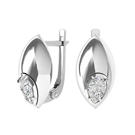 Серьги POKROVSKY - Серебро 925, Фианит (арт. 2101515-00775)