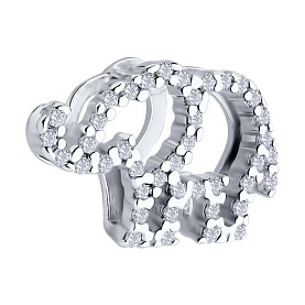 Подвеска SOKOLOV - Серебро 925, Фианит (арт. 94033250)